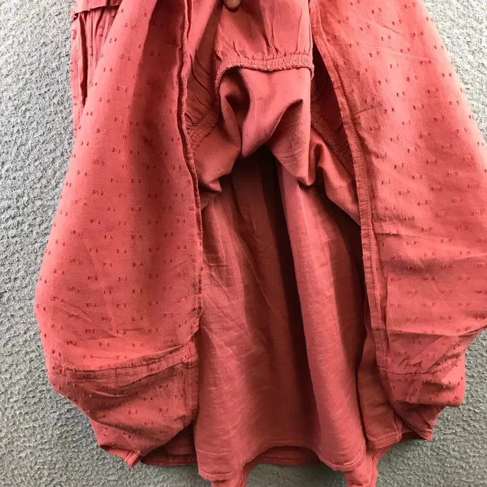 New Girl Old navy‎ Textured Clip-Dot Flutter-Sleeve Fit & Flare Dress XL(14-16)